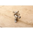 thumbnail image 1 of Kingston Brass Millennium 5/8" OD Compression X 3/8" OD Compression Angle Valve, Satin Nickel, 1 of 2