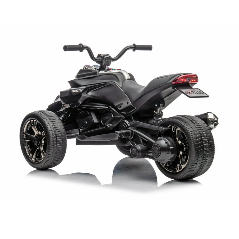 Blazin Wheels 12V Battery Operated Black Inverted Trike Rideon