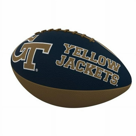 Logo Brands 143-93JR-1 Georgia Tech Combo Logo Junior-Size Rubber Football