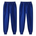 thumbnail image 7 of cfhntfmh Womens Sweatpants 2 Pack Fleece Lined Joggers Gym Workout Pants for Women Womens Fleece Sweatpants（Blue,Large), 7 of 7