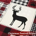 thumbnail image 2 of Christmas Duvet Cover Twin for Kids, Soft Brushed Microfiber Comforter Cover Sets, Reindeer Printed Holiday Theme Bedroom Decorative Bedding (Twin Size, Christmas Plaid Deer), 2 of 7