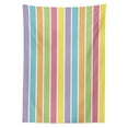 thumbnail image 3 of Ambesonne Colorful Tablecloth Rectangular Table Cover, Pastel Summer Funky, 60"x90", Multicolor, 3 of 4