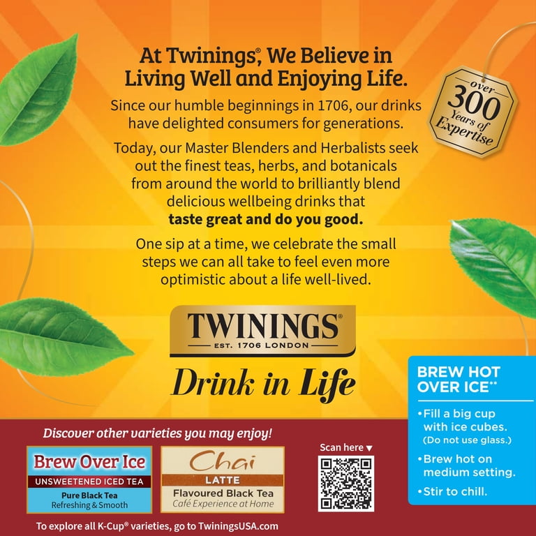 Twinings Chai Latte Black Tea K-Cup Pods, 24 Count photo 4