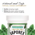 thumbnail image 6 of Vaporex Chest Rub, Medicated Rub to Suppress Coughing with Eucalyptus Essential Oil, Camphor and Menthol, 2 OZ, 6 of 9