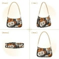 thumbnail image 7 of FORMRS Womens Shoulder Bag with Chain Strap Clutch Purse Cute Tote Handbag, Black Plaid Floral, 7 of 7