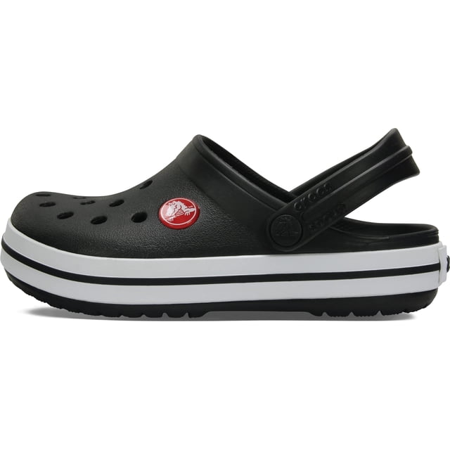 Zuecos Crocs Crocband para niños, negros, talla 12