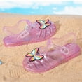 thumbnail image 7 of Eltusu Girls Jelly Sandals, Party No Slip Closed Toe Beach Summer Shoes Pink Size 3 T, 7 of 7
