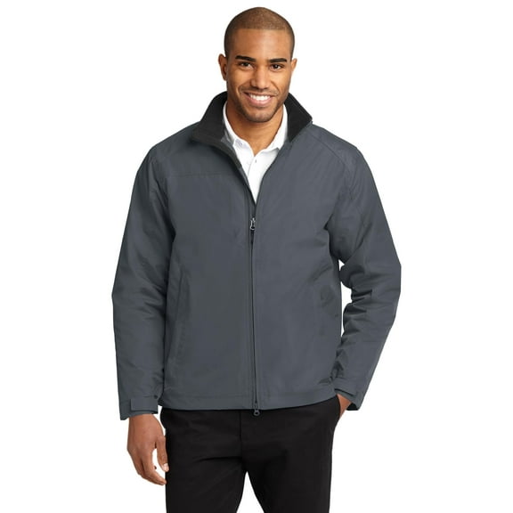 Port Authority Challenger II Jacket-XS (Steel Grey/True Black)