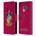 thumbnail image 1 of Head Case Designs Officially Licensed Harry Potter Prisoner Of Azkaban I Gryffindor Crest Leather Book Wallet Case Cover Compatible with Samsung Galaxy S9, 1 of 6