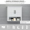 thumbnail image 4 of HOMCOM Bathroom Wall Cabinet, Medicine Cabinet, Over Toilet Storage Cabinet, 4 of 10
