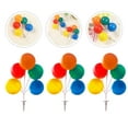 thumbnail image 4 of 5PCS Colored Plastic Balloon Cake Decor Funny Cake Topper Decorative Cake Pick, 4 of 9