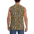 thumbnail image 4 of Fotbe Men's Leopard Print Men's Sleeveless Muscle Tank Tops Casual T-Shirts for Gym Workout Beach-X-Large, 4 of 8