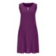 thumbnail image 5 of mfyjkho Vestidos de fiesta para mujer, Vestido de lino y manga corta liso con escote en V holgado para mujer Vestidos largos para mujer xl, 5 of 7