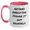 White/Pink, variant on Funny Executive Gifts from Men, Unique Two Tone Coffee Mugs for Retired Executives, Figure It Out Yourself, Father's Day Unique Gifts