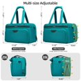 thumbnail image 3 of Set de equipaje TIAWOLT Carry On de 20 pulgadas con bolsa de viaje Airline Green, 3 of 9