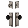thumbnail image 2 of Grandeur 5th Avenue Plate Single Cylinder Knob Combo Pack with Coventry Knob and matching Deadbolt, 2 of 6