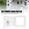 thumbnail image 3 of RV Power Cable Hatch, 180 Degree Opening 145 X 116mm RV Electrical Cord Cable Access Door Versatile Easy Installation  for Campervan, 3 of 7