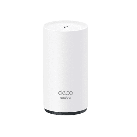 TP-Link Deco X50-Outdoor(1-pack) - AX3000 Dual Band Outdoor/Indoor WiFi 6 Mesh, 1-Pack - 2 Gigabit PoE Ports - 802.3at PoE+ - Weatherproof - Works with All Deco Mesh WiFi