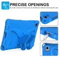 thumbnail image 3 of Dteck Kids Case for Samsung Galaxy Tab A9 Plus 11 Inch (SM-X210/X215/X216/X218), Lightweight EVA Stand Durable Shockproof Child Butterfly Case with Shoulder Strap for Galaxy Tab A9+ 2023,Blue, 3 of 6