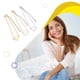 thumbnail image 2 of Minnieouse geométrica para mujer, brazalete de eslabones de cadena nupcial ajustable para vacaciones, aniversario, cumpleaños, boda, joyería de Ropa, zapatos y accesorios Miscelánea Oro rosa Minnieouse AP015797-02, 2 of 6