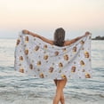 thumbnail image 5 of KLL Bee Microfiber Beach Towel Fast Drying,Extra Large 27.5"x55" Sand Free Beach Towel Super Lightweight Towels, 5 of 5