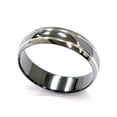 thumbnail image 2 of Mens 14K Black Gold 6mm Wedding Band Ring, 2 of 2
