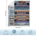 thumbnail image 3 of LHSHID Birthday Gifts for Dad Blanket Flannel Soft and Comfortable Anti static Bed Sofa Blanket 50x60in, 3 of 5