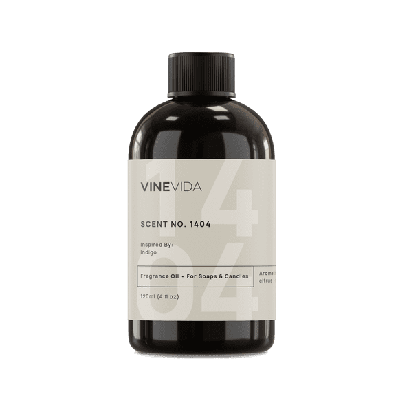 VINEVIDA Scent NO. 1404, Inspired By: Indigo Fragrance Oil, 4 Fl Oz