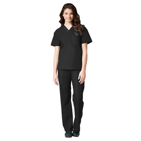 

Maevn Core Unisex V-Neck Scrub Top & Unisex Seamless Scrub Pant Set