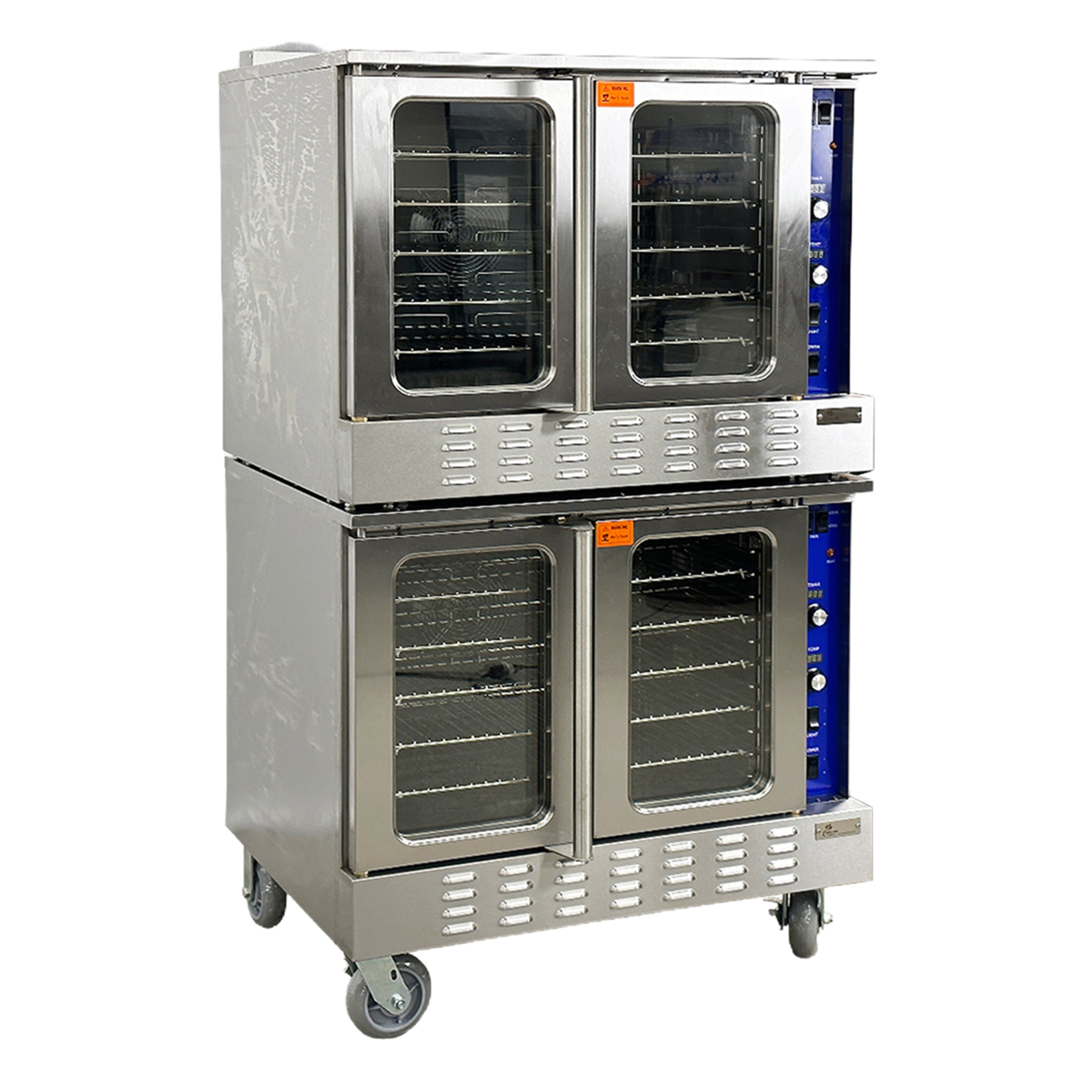 66 in. Commercial Convection Oven 20,000 Watt, Double Deck, Restaurant Kitchen Bakery, Gas Convection Oven NSF Certified