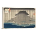 thumbnail image 1 of ARTCANVAS Night Rain at Karasaki 1835 Canvas Art Print by Utagawa Hiroshige - Size: 12" x 8" (0.75" Deep), 1 of 9