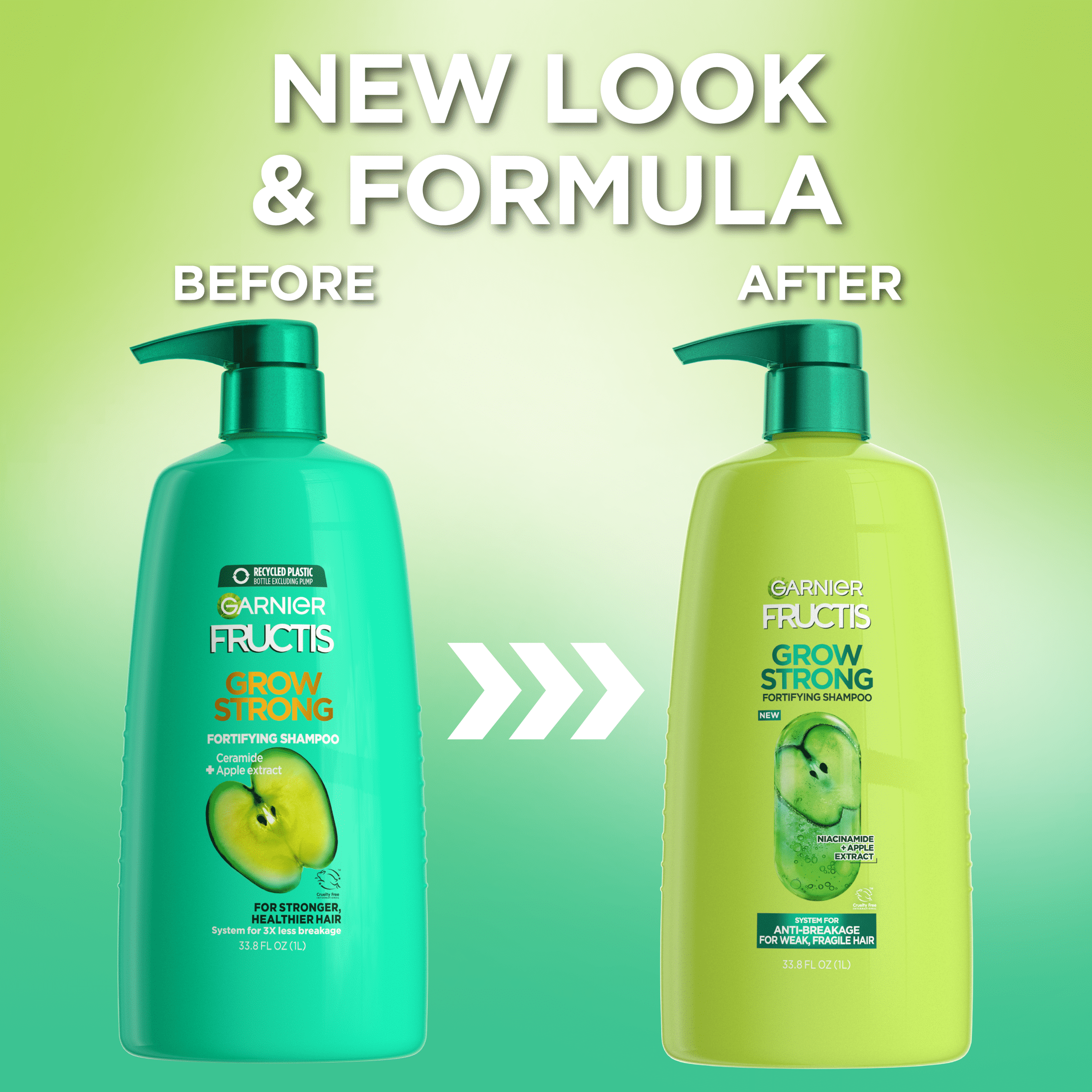 holdall beskyttelse Ripples Garnier Fructis Grow Strong Fortifying Shampoo with Active Fruit Protein,  33.8 fl oz - Walmart.com