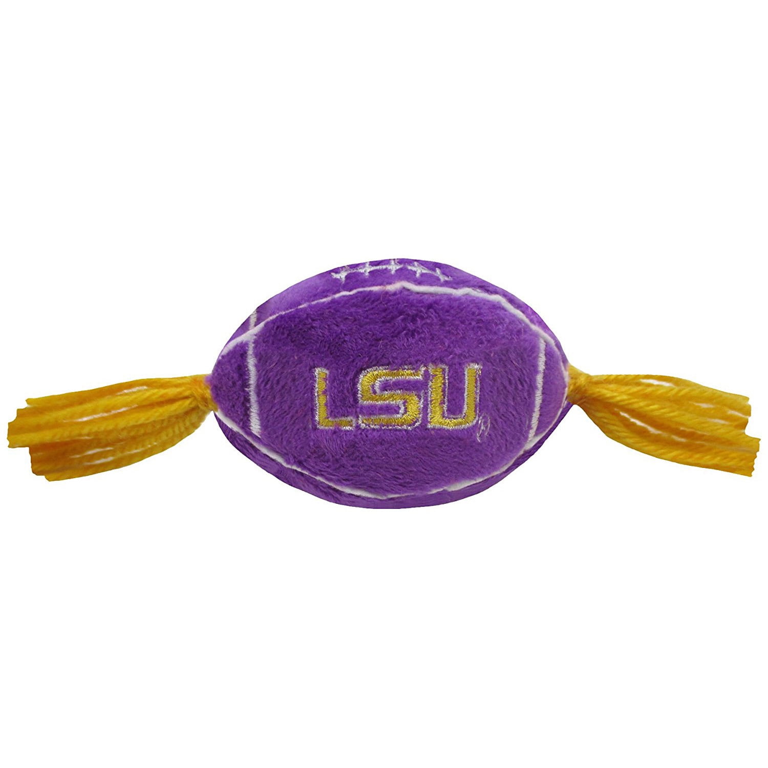 Pets First Collegiate LSU Tigers Catnip Toy - Officially Licensed Plush Football Toy available in 9 Teams