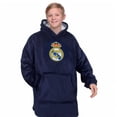 thumbnail image 1 of Real Madrid CF Boys/Girls Crest Oversized Blanket Hoodie, 1 of 6
