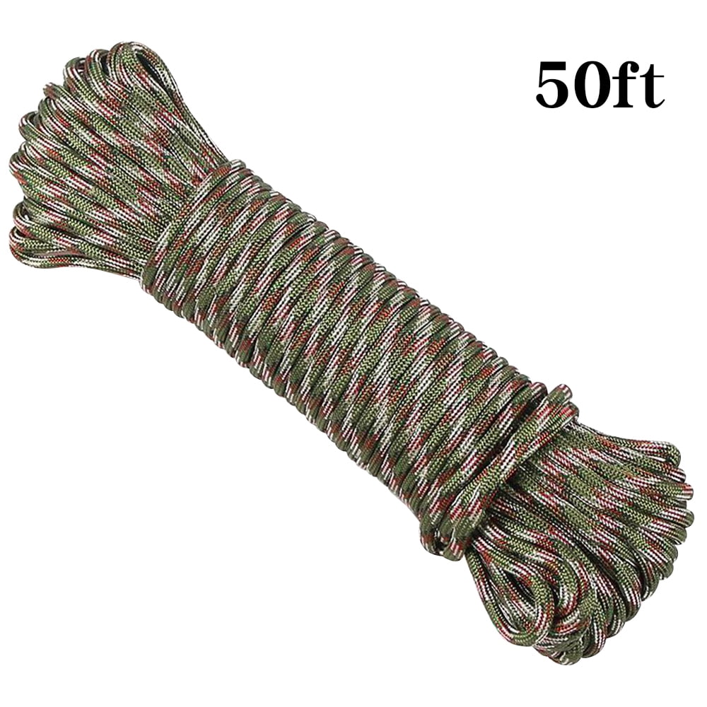 550LB Paracord Parachute Cord Rope Mil Spec Type III 7 Strand 50 100
