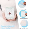 thumbnail image 5 of 30 Pack Pre-Folded Vellum Jackets for 5 x 7 Invitations, 93GSM Translucent Matte Wraps for Wedding Invitations, Bridal Shower, Greeting Cards & DIY Crafts, 5 of 6