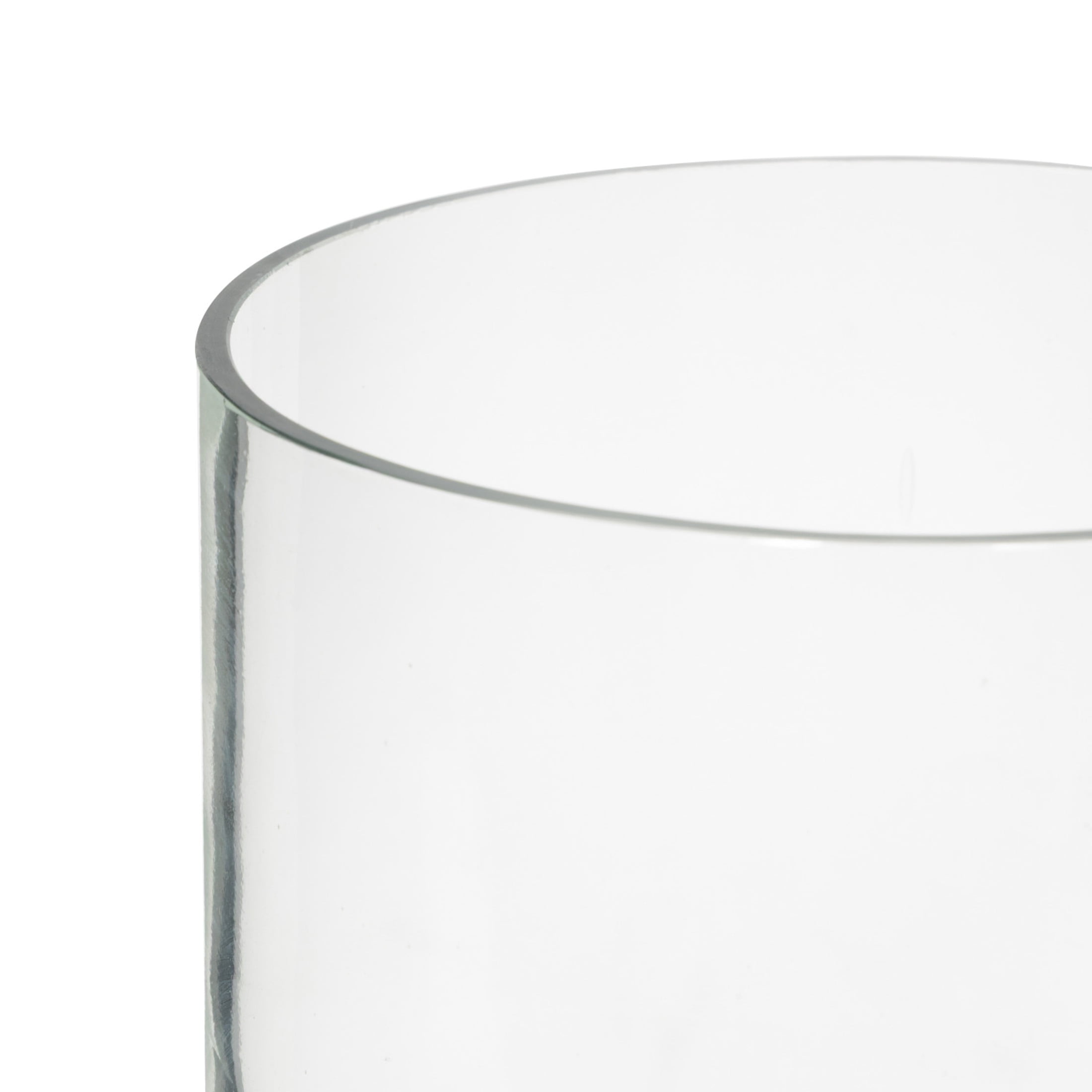DecMode 10" Wide Glass Vase