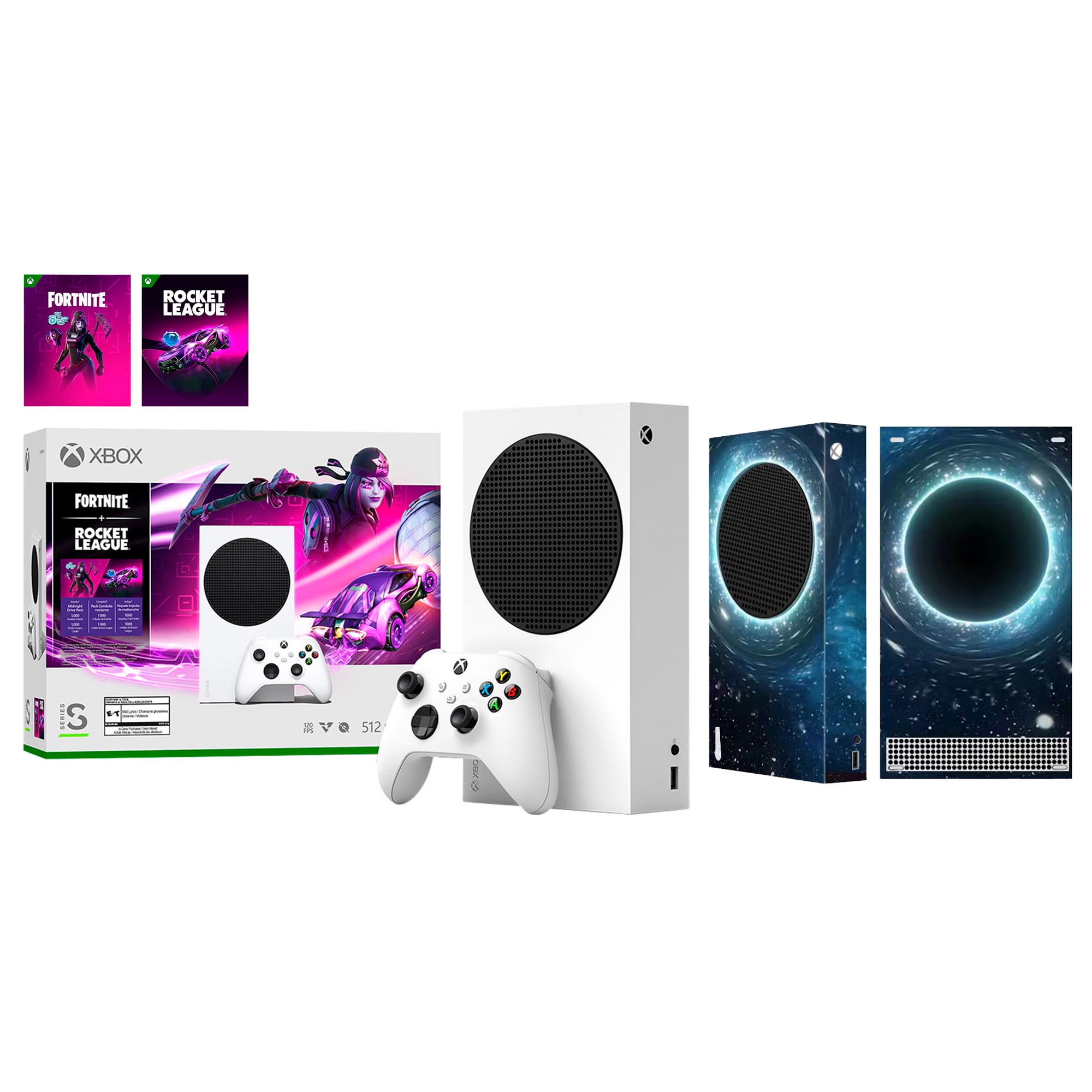 Microsoft Xbox Series S Bundle with Fortnite, Rocket League, and 