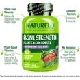 thumbnail image 3 of NATURELO Calcium Supplement - with Vitamin C, Vitamin D3, K2, and Calcium Magnesium Zinc for Bone Strength with Calcium 600mg - Plant-Based, 360 Vegetarian Capsules, Non-GMO, Soy & Gluten-Free, 3 of 8