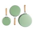 thumbnail image 5 of Nordic Ware Cardamom™ 3 Piece Nonstick Frying Pan Set, 5 of 7