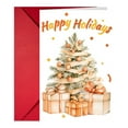 thumbnail image 1 of BKER Festive Holiday Greeting Card With Envelope For Celebrations And Seasonal Wishes Perfect For Family And Colleagues, 1 of 3