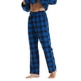 thumbnail image 2 of Kolipajam Men's 100% Cotton Flannel Pajama Pants Yarn Dyed Plaid with Pockets Loungewear Pants L, 2 of 2
