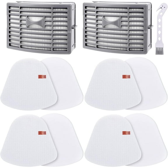 Filter Replacement for Shark Navigator NV586 NV585 NV580 NV581 NV581Q Powered Lift Away DLX Upright Vacuum Cleaner Filters, Compare to Part # XFFT580 & XHEP580