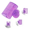 thumbnail image 3 of Unique Bargains 1 Pc Square Toothbrush Covers for Travel Plastic Purple 2, 3 of 5