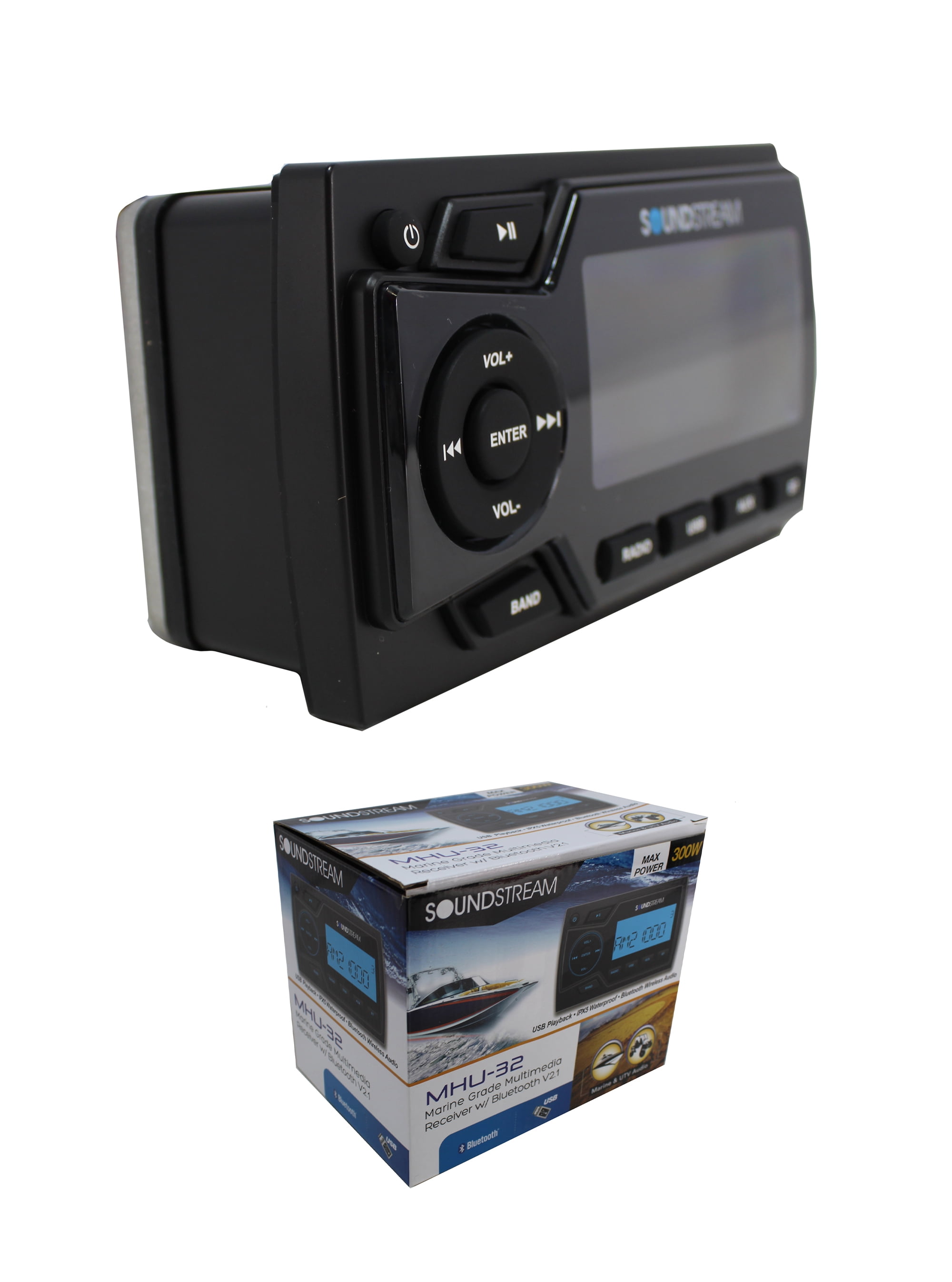 Waterproof Digital Media Player Bluetooth AUX/USB Built In 300W Amp MHU