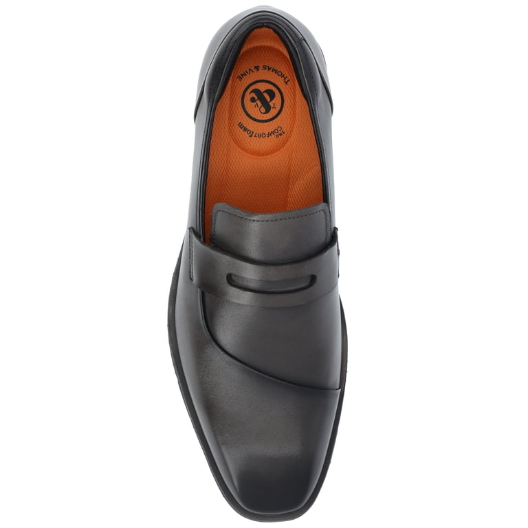 Thomas & Vine Mens Zenith Chisel Toe Slip-on Penny Loafer 