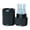 Black, variant on Eye Drop Vials Holder  Storage Case - Securely Store Seven (7) Single-Use Vials - Screw-On Lid, Knurled Pattern - Keep Vials Safe  Organized to Keep Track of Your Daily Usage