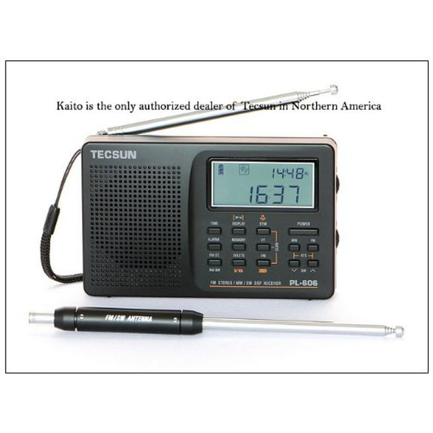 Tecsun PL606 Digital PLL Portable AM/FM Shortwave Radio with DSP