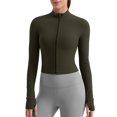thumbnail image 1 of Campera Deportiva CRZ YOGA Butterluxe con Cierre Completo y Orificio para el Pulgar S, 1 of 5
