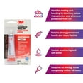 3M Marine Adhesive Sealant 5200 Fast Cure, 1 oz Tube, White, Watertight